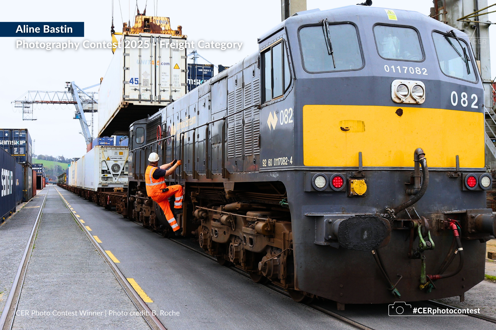 Winner Freight Category: Climbing on board