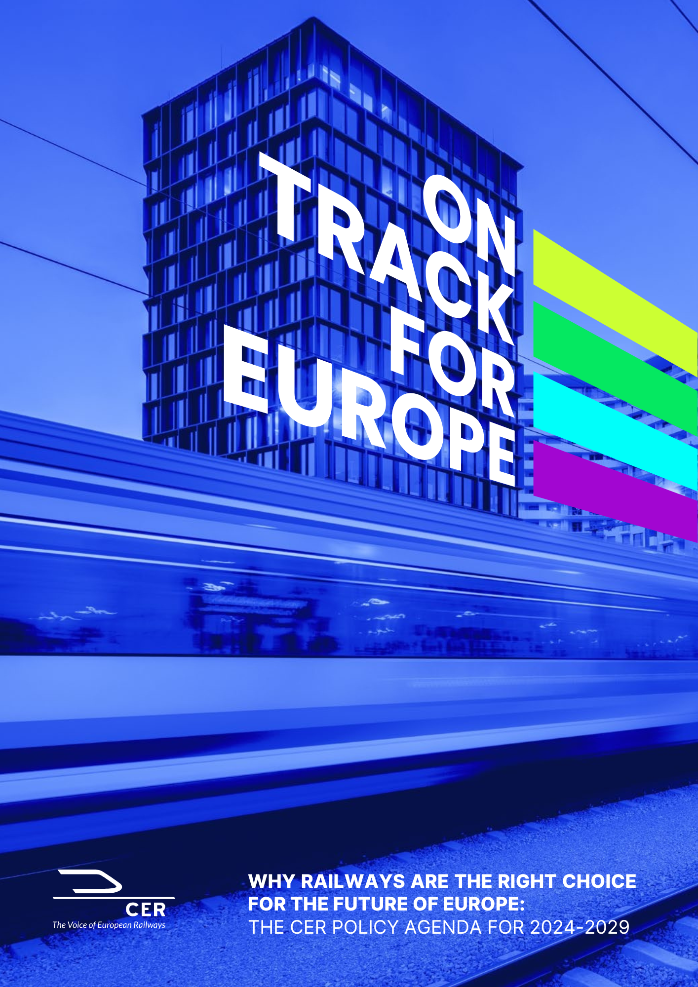 CER ON TRACK FOR EUROPE MANIFESTO cover